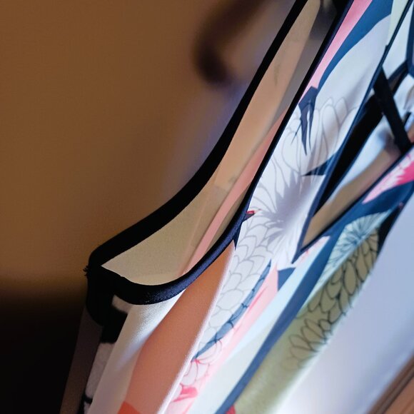 JOSEPH RIBKOFF Floral Abstract dress EUC Sz 14 MADE IN CANADA - Picture 8 of 11